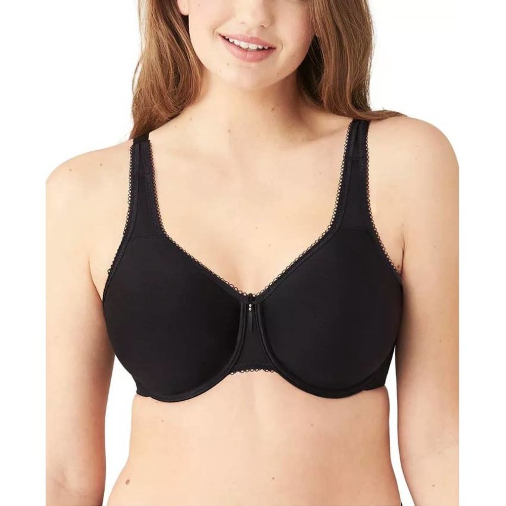 Wacoal Size 36DD Basic Beauty Full Figure Seamless Underwire Bra Black 855192